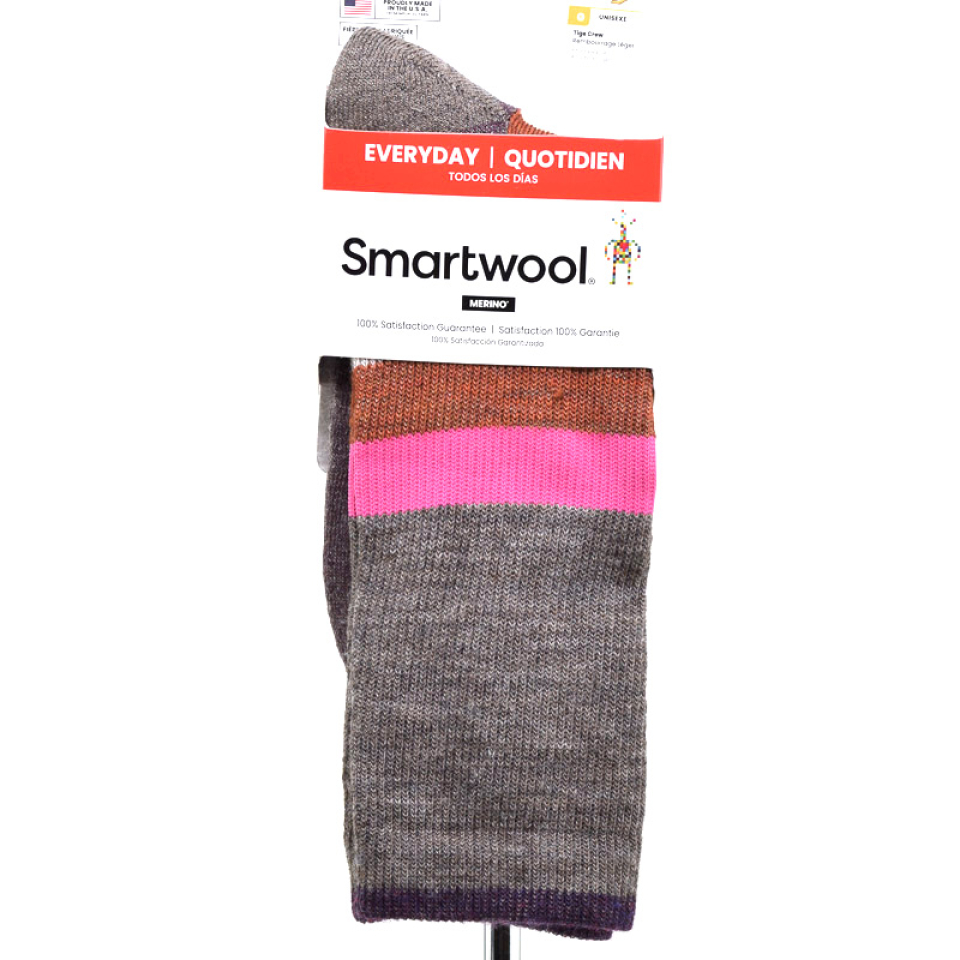 BAS REG - EVERYDAY MULTI-STRIPE CREW - SMARTWOOL