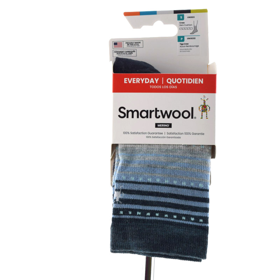 BAS REG - EVERYDAY STITCH STRIPE CREW - SMARTWOOL