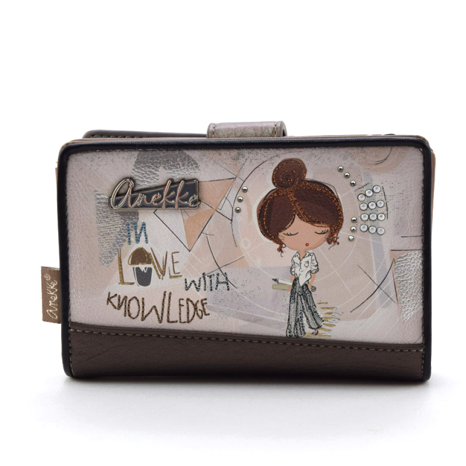 ZM - PORTEFEUILLE COURT GRIS MUL - ANEKKE